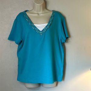 KAREN SCOTT | TOP | X-LG | 100% COTTON